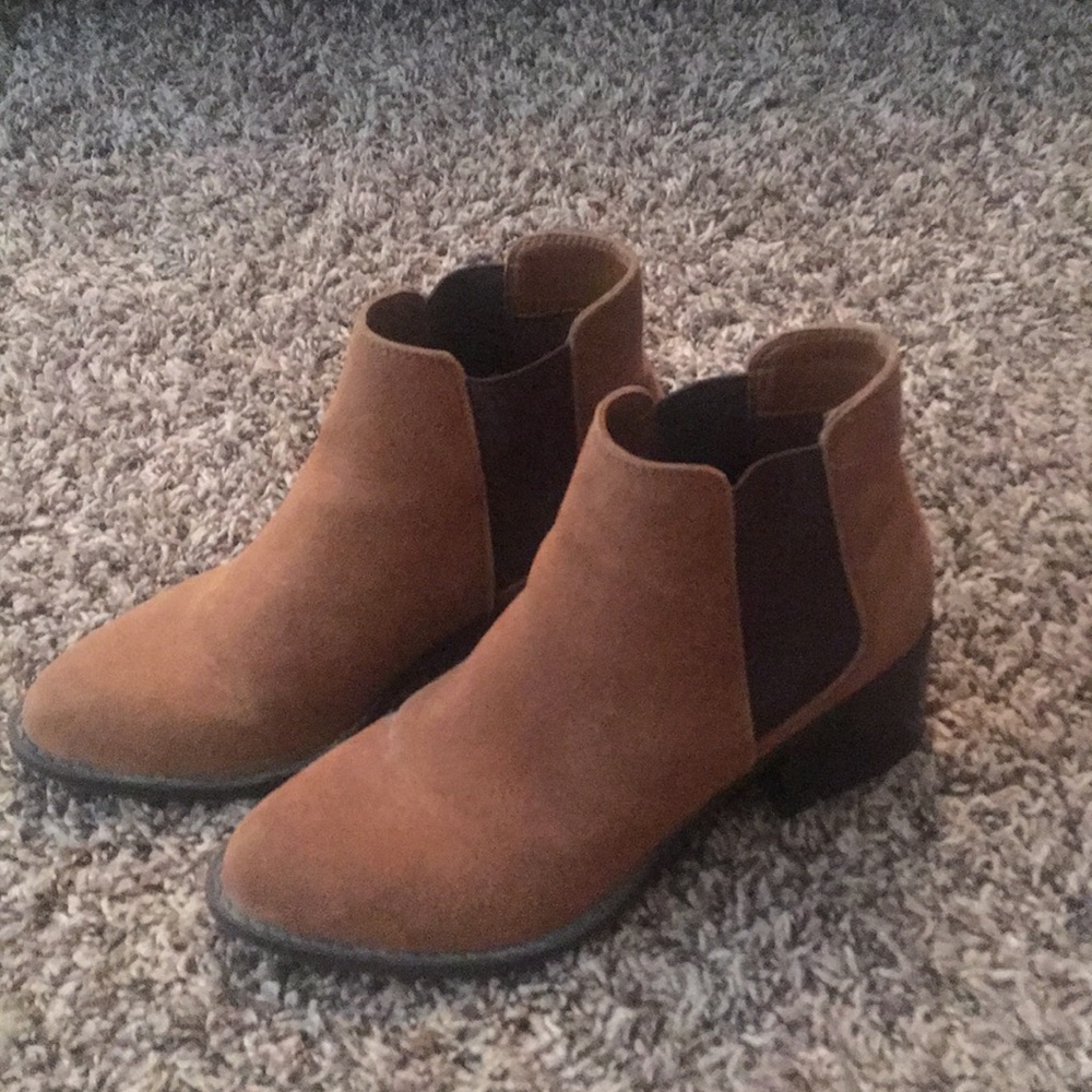 Brown booties